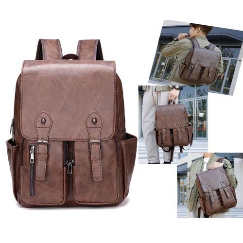 Generic Sacs a dos de createur en cuir PU souple de grande capacite pour hommes et femmes cartables decontractes pour etudiants sacs a dos d ordinateur mode a prix pas cher Jumia