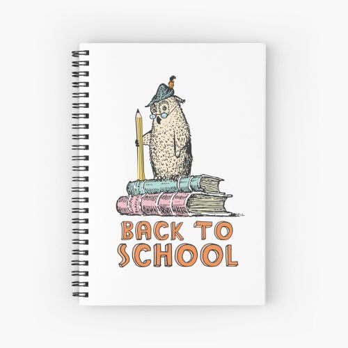 product_image_name-Generic-Back-to-school créée et vendue par portokalis.Spiral Notebook Bloc note-1