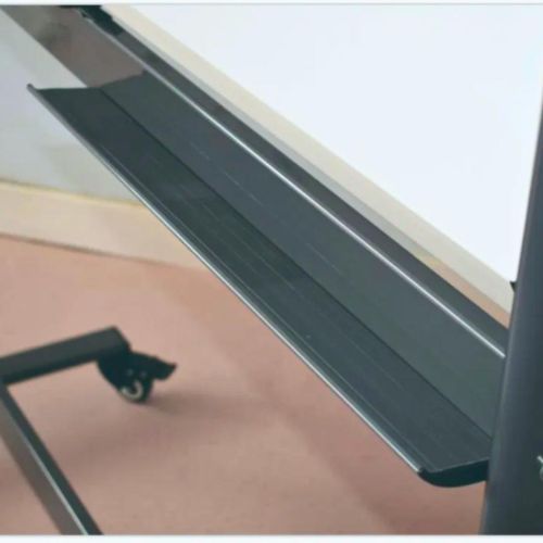 product_image_name-HI-PRO-Tableau de Conférence Magnétique 90x180 cm Double Face – Grand Format – Rotatif 180° – Structure Renforcée – Roulettes Acier-3