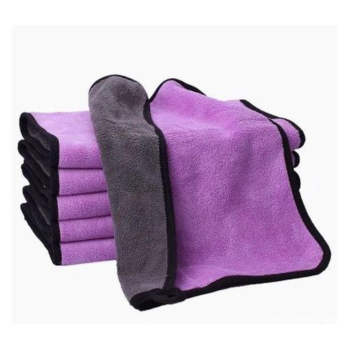 product_image_name-Generic-Serviette microfibre douce double face - violet/gris - medium 30*40-1