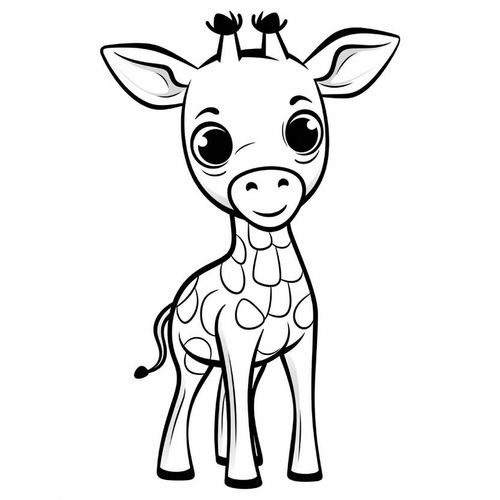 product_image_name-Generic-Adorable Baby Animals Coloring book avec spiral livre de coloriage pour enfants-3