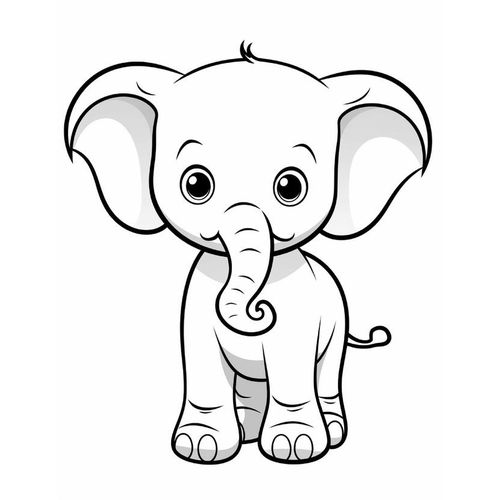 product_image_name-Generic-Adorable Baby Animals Coloring book avec spiral livre de coloriage pour enfants-4