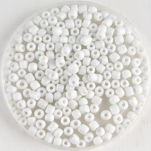 Generic 100 gr perles de rocaille blanc pour bracelet - 1500 pcs à prix pas  cher