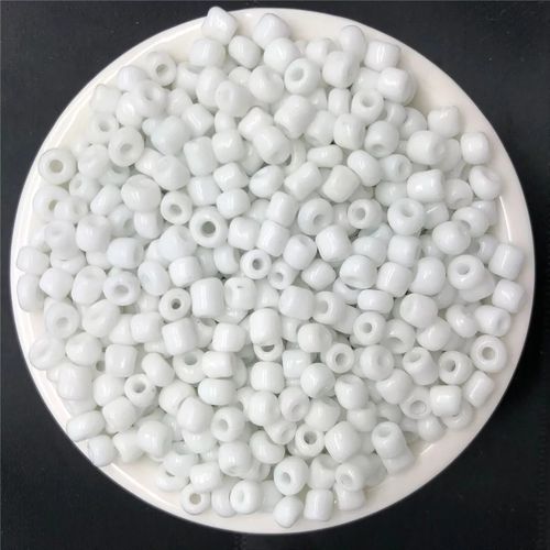 Generic 100 gr perles de rocaille blanc pour bracelet - 1500 pcs à prix pas  cher