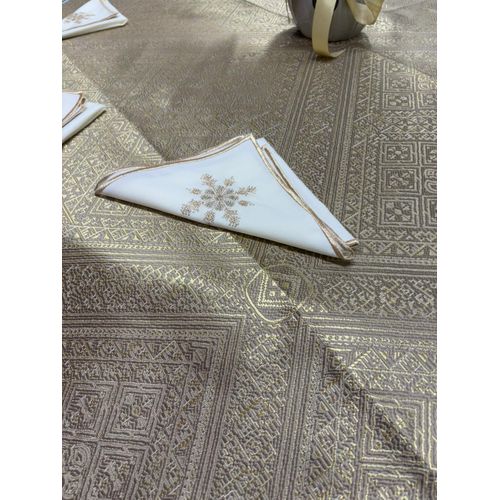 product_image_name-Generic-nappe khrib rose avec 8 serviettes 150/150 cm-2