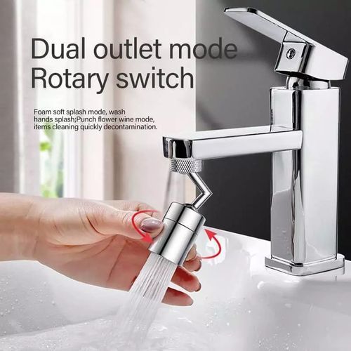 Universal Splash Filter Robinet Grand Angle Spray Aérateur Robinet