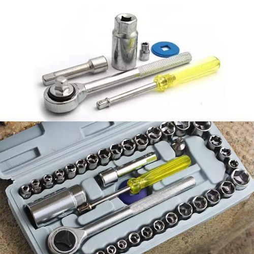 product_image_name-Generic-مجموعة أدوات AIWA المكونة من 40 قطعة (مرفق بالعلبة) مجموعة مفتاح الربط - مفاتيح ربط - مفتاح ربط لإصلاح أو صيانة دقيقة-2