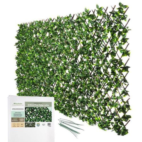 product_image_name-Generic-حاجز خصوصية خشبي صناعي (2 متر × 50 سم)، ديكور الشرفة، سياج حديقة صناعي-7