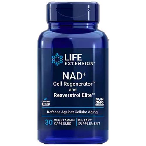 product_image_name-Life Extension-PACK  NAD+ et resvératrol, Nicotinamide riboside, 30 capsules + 30 capsules-2