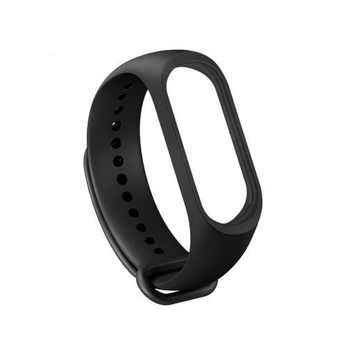 Bracelet de Remplacement Silicone Compatible avec Xiaomi Mi Smart Band 5 6  Noir