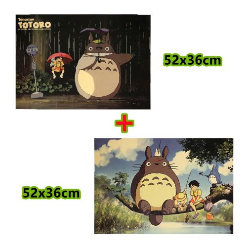 product_image_name-Generic-Lot de 2 Grand posters Anime Totoro, dimension 52X36CM-1