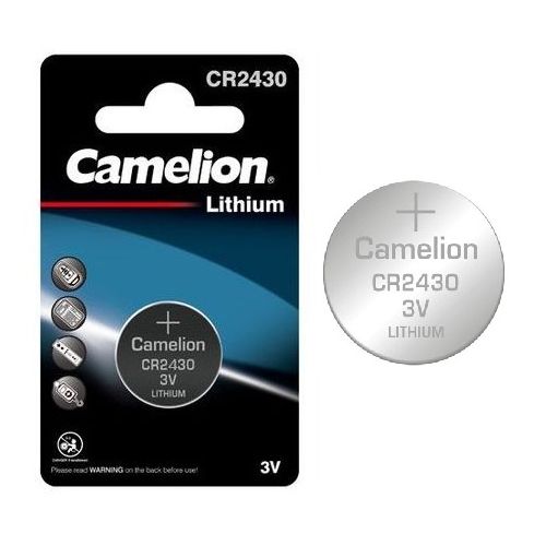 Camelion CR2430 3V Batterie // Pile Bouton au Lithium 3 volts // Blister 1  unité à prix pas cher