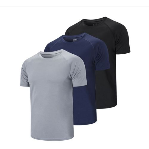 Generic 3 T-shirt d'entraînement Hommes Sport Fitness Chemises