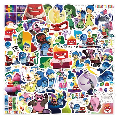 product_image_name-Generic-ملصقات 50 ملصق فيلم ديزني إنسايد أوت للأطفال، جرافيتي مقاومة للماء، كرتونية لطيفة لألواح التزلج والثلاجة والكمبيوتر المحمول والأمتعة،،-1