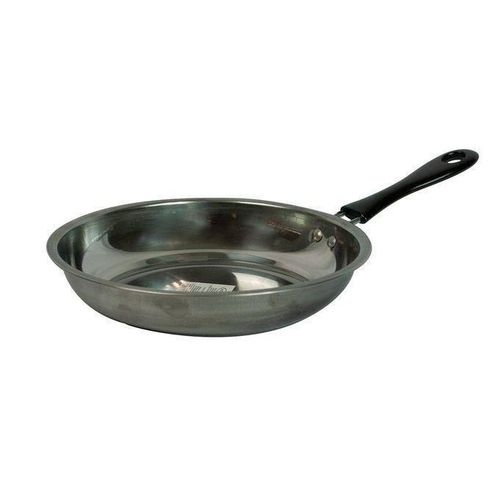 product_image_name-Generic-Poêle Inox Brillant à Manche Noir – M&M Kitchen-1