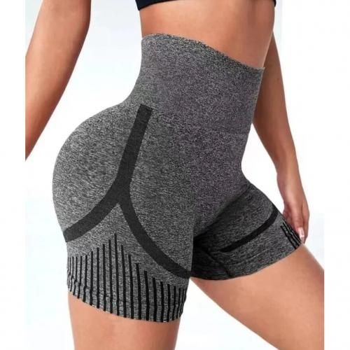 Short yoga taille haute top