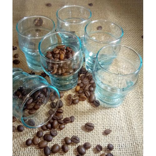 Generic 6 Verres à thé et café espresso, produit artisanal beldi 60ml à  prix pas cher