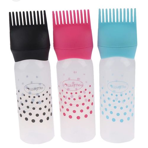 Generic Lot de 3 flacons applicateurs de peigne avec échelle graduée pour  huile, coloration des cheveux à prix pas cher