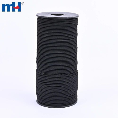 Generic Cordon élastique Noir 2.5mm, Fil élastique rond - image 5