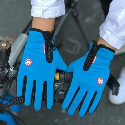 product_image_name-Generic-Gants chauffants d'hiver à écran tactile, imperméables, pour cyclisme, ski, randonnée et moto, Bleu-7