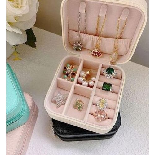 product_image_name-Generic-حزمة حقيبة ملابس السفر - حقيبة تخزين مع كيس للأحذية + 2 صناديق محمولة للمجوهرات (أقراط، قلائد، خواتم)-7