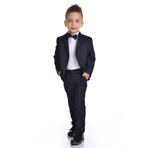 product_image_name-Generic-بدلة زفاف للأولاد باللون الأزرق الداكن-5