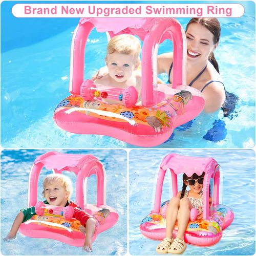 product_image_name-Generic-Bouée gonflable pour Bébé et enfants avec Pare Soleil, Bateau pour Piscine عوامة قابلة للنفخ للأطفال والرضع مع مظلة / قارب السباحة-6