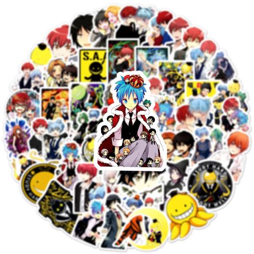 product_image_name-Generic-Japanese Anime Assassination Classroom Graffiti Classic Stickers Water Decor-6