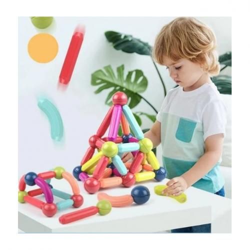 Generic MAGNETIC STICKS - JEU DE CONSTRUCTION MAGNETIQUE 32 PIECES à prix  pas cher