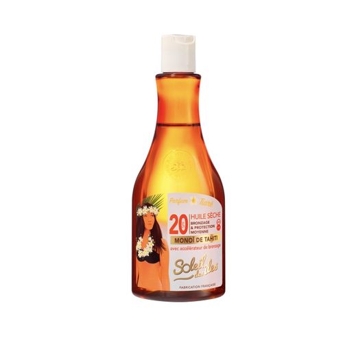 product_image_name-Soleil des îles-Huile Sèche Bronzante SPF 20-Parfum Tiaré,150 ml-1