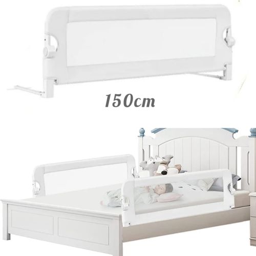 Generic Barriere lit grand 150 cm pour enfant et ado et adulte-Blanc à prix  pas cher