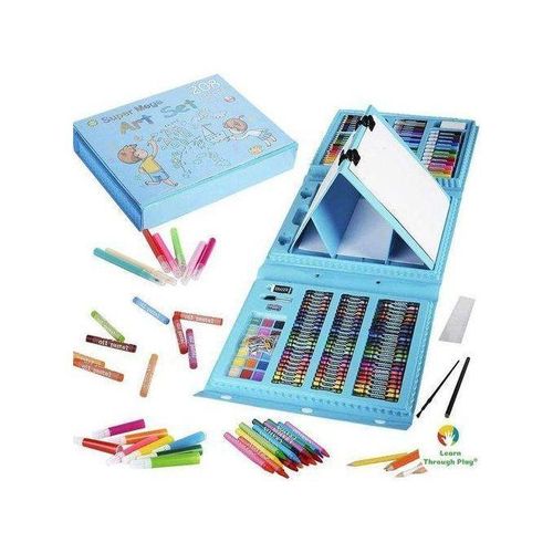 product_image_name-Generic-Mallette de Dessin 208 Pièces pour Enfants – Kit Complet de Coloriage & Peinture Créatif-1