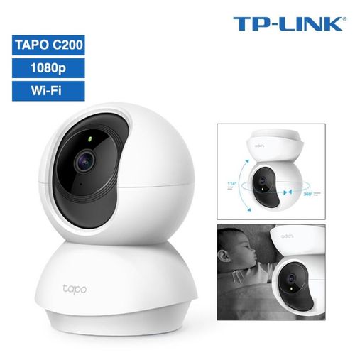 Tapo Caméra Surveillance WiFi intérieure 1080P C200, détection de