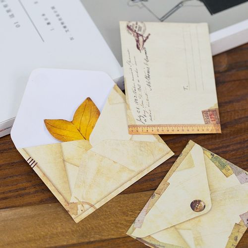 Generic Mini-enveloppe Vintage Antique 12 pièces à prix pas cher