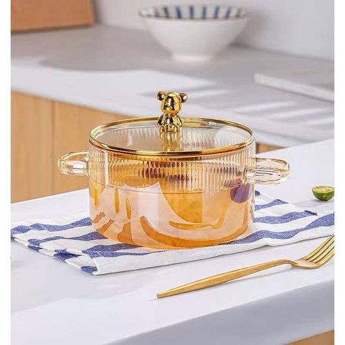 product_image_name-Generic-Pot de Cuisson en Verre Borosilicate 1,7L - Sain et Durable pour Toutes Cuissons-3