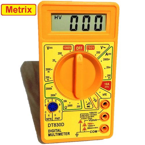 Generic Mini Multimètre Ampèremètre Voltmètre Metrix Digital Ohm Testeur à  prix pas cher