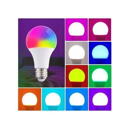 product_image_name-Generic-LED Lampe RGB E27 – Ampoule Couleur avec Télécommande-2