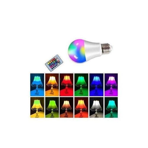 product_image_name-Generic-LED Lampe RGB E27 – Ampoule Couleur avec Télécommande-3
