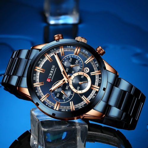 product_image_name-Curren-Curren Montre en acier pour homme Quartz de sport -Originale--1