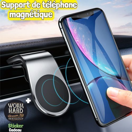 Generic Support de téléphone pour voiture magnétique fort ventilation socle  voiture à prix pas cher