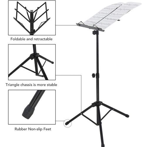 Generic Pupitre pour Partitions Music Stand, Support d'orchestre