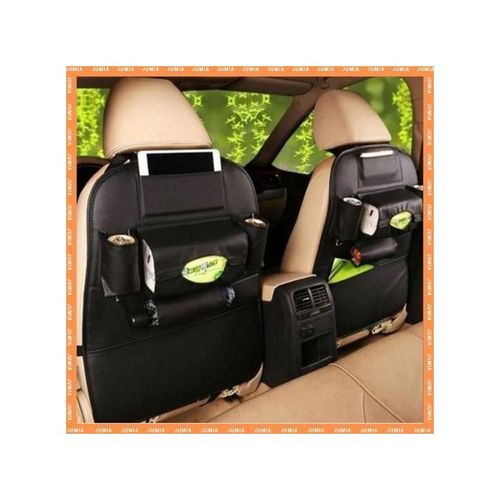 Generic Sac Rangement Cuir De Siège Arrière Voiture Organisateur