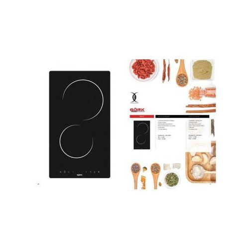 product_image_name-Grok-Gork International MS131 Table de cuisson électrique vitrocéramique encastrable -Domino de 2 foyers-2