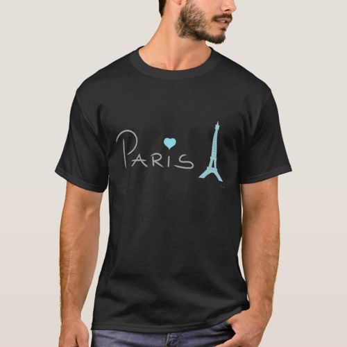 product_image_name-Generic-Paris Heart Eiffel Tower T-Shirt-1