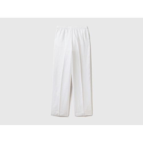 product_image_name-Benetton-Pantalon Beige Avoine  - Femmes-4