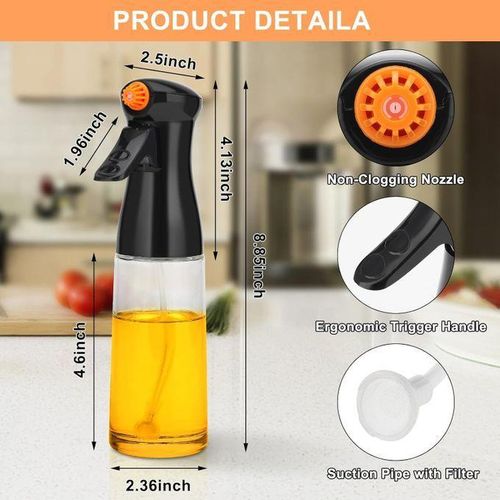 product_image_name-Generic-Diffuseur de pulvérisation d'huile d'olive BBQ, Pulvérisateur d'huile pour la cuisine 200ml-2
