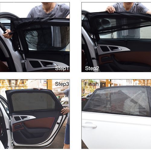 Filet de Protection solaire pour vitres latérales de voiture
