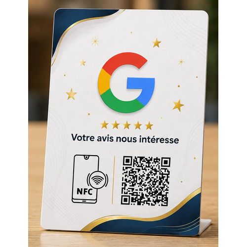 Generic Plaque NFC connectee Google Avis - image 2