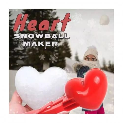 Generic Moule à boules de neige en forme de cœur pour enfant, en