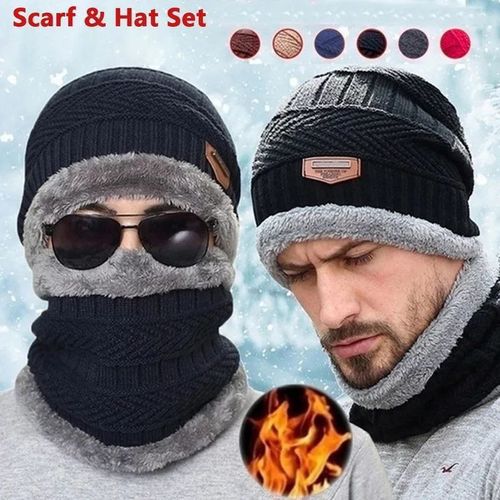 Generic BONNET D'HIVER et cache cou,bonnet pour hommes et femmes